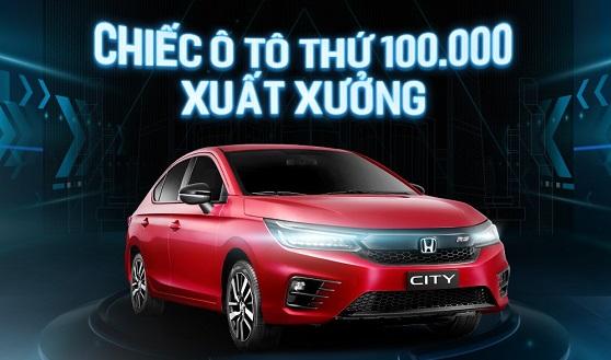 Xuất xưởng chiếc ô tô thứ 100.000 của Honda Việt Nam