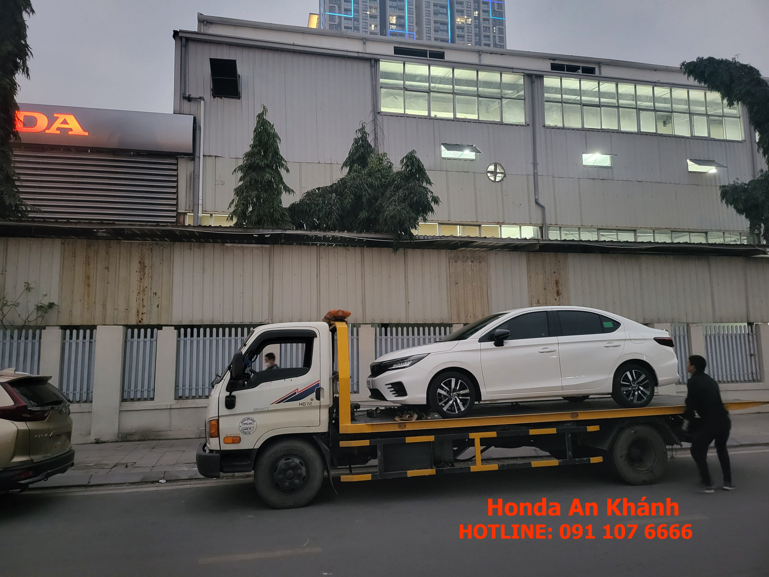Vận chuyển xe Honda City Rs 2022 về Điện Biên cho khách hàng Vũ Minh Đức