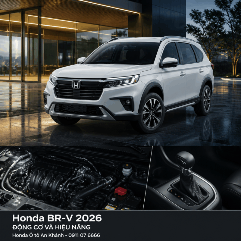 honda brv 2026 động cơ và hiệu năng