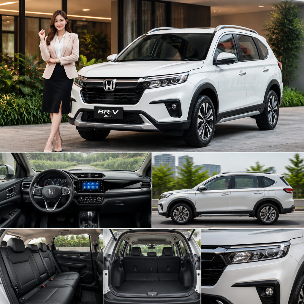 Honda BR-V 2026: phiên bản và tùy chọn trang bị — hướng dẫn chọn nhanh