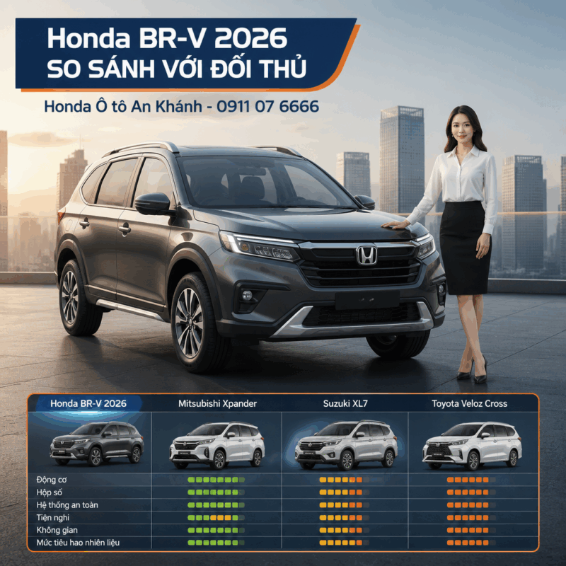 honda brv 2026 so sánh với đối thủ