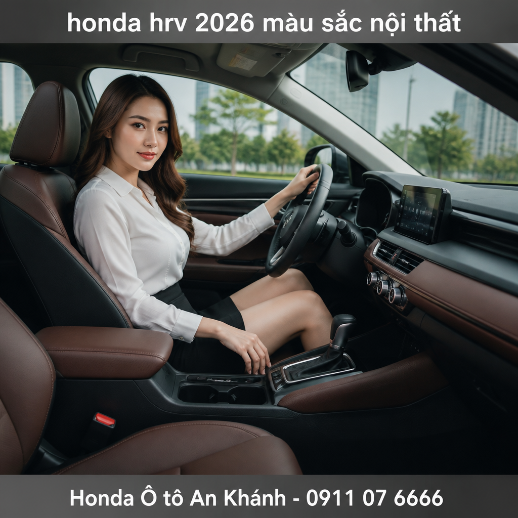 Chọn màu sắc và vật liệu nội thất Honda HR‑V 2026 — tư vấn thực chiến