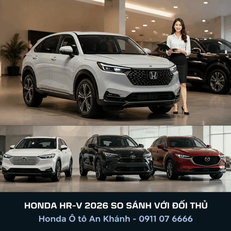 honda hrv 2026 so sánh với đối thủ